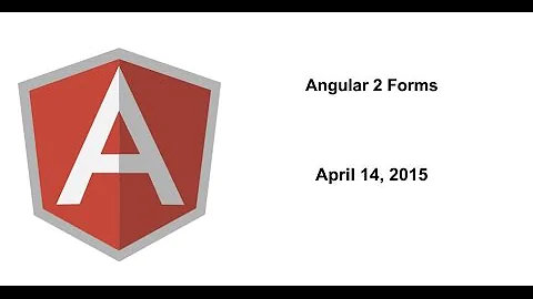 A YouTube thumbnail for Angular 2 Forms"