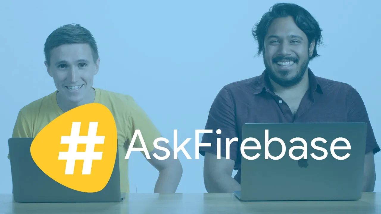 A YouTube thumbnail with a title of "#AskFirebase"
