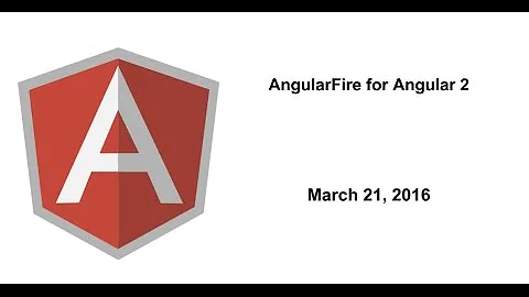A YouTube thumbnail for AngularFire for Angular 2"