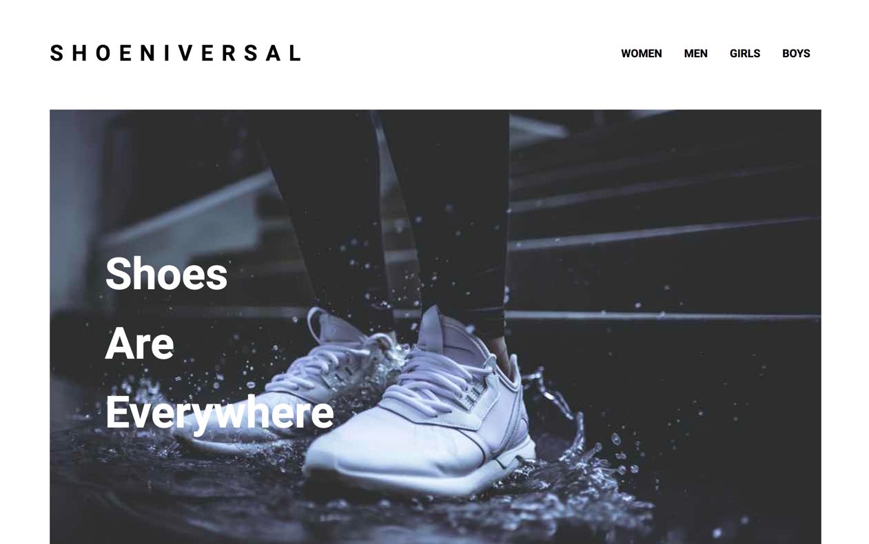 Shoenivesal website image