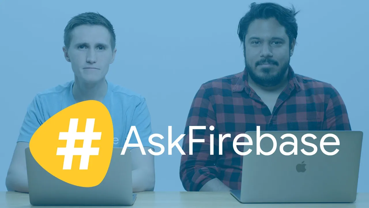 A YouTube thumbnail with a title of "#AskFirebase"